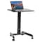 Kantek Mobile Height Adjustable Sit to Stand, Black STS300B - alternate 1